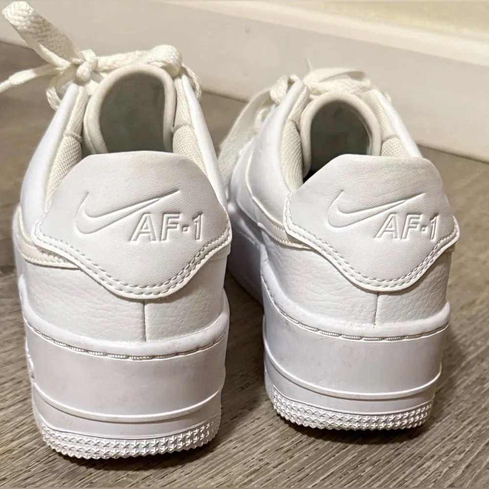 Nike Air Force 1 Sage Low White Platform Sneakers | Women’s Size 6  Street Style